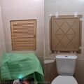 ЗАМЕНА ЛЮЧКА ЗА УНИТАЗОМ НА ЛЕГКИЕ РАСПАШНЫЕ ТЕХНИЧЕСКИЕ ДВЕРЦЫ  В СТОЯК С УСТАНОВКОЙ МАСТЕРОМ МОСКВ